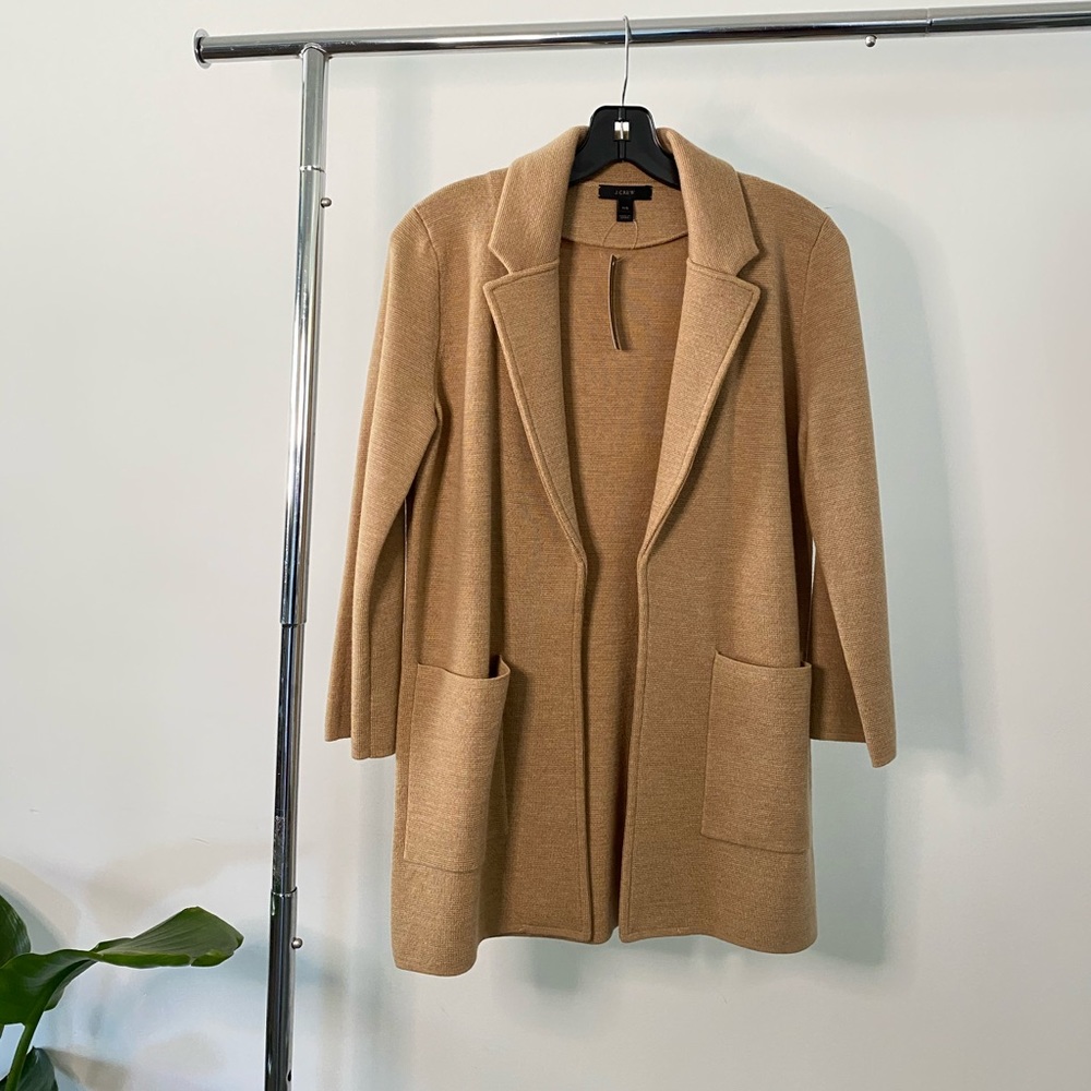 NWT J. Crew Wool Knit Jacket
